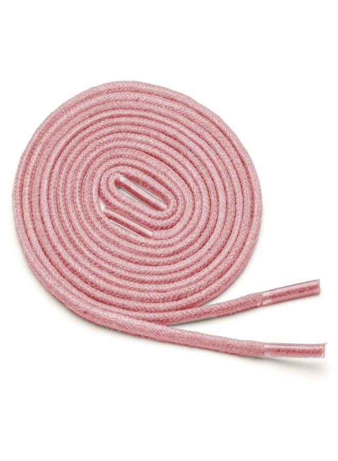 Benchmark Basics Round Waxed Cotton Shoe Laces - 2mm (5/64”) Width - 27”, 30”, 33”, 36” & 39" - Available in 18 Colors (27 Inches, Pink) - Image 3